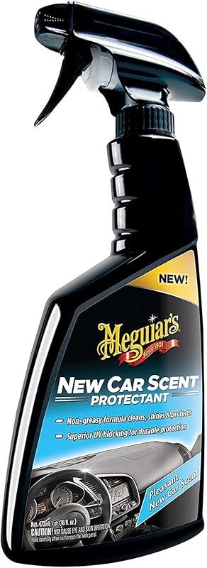 Meguiar's Interior Dash and Trim Protectant with New Car Scent for Cle