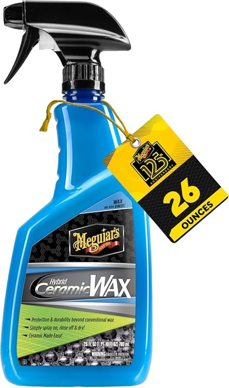 Meguiar's Hybrid Ceramic Wax Spray with SiO2 Hybrid Barrier Technology
