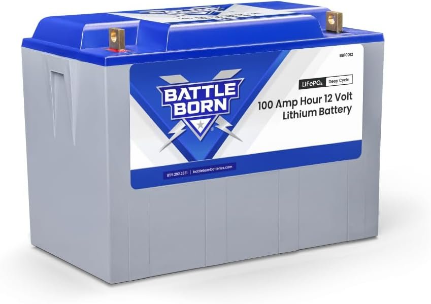 Battle Born 12V 100Ah LiFePO4 RV and Off-Grid Battery with BMS Protect