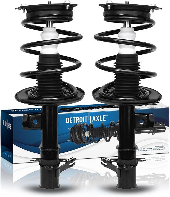 Detroit Axle Complete Front Struts with Coil Spring for 2007-2013 Niss