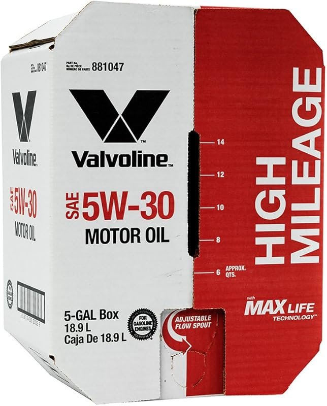 Valvoline High Mileage with MaxLife Technology Motor Oil 5W
