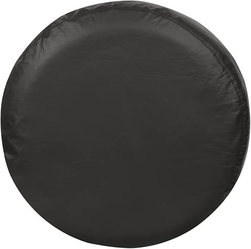 Black Durable Soft Spare Tire Cover for RVs Trailers SUVs and Trucks 2