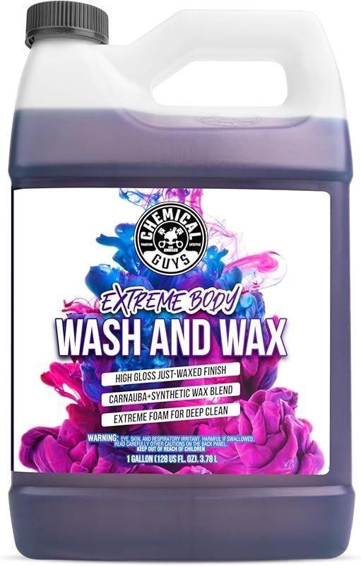 Chemical Guys Extreme Bodywash & Wax Foaming Car Soap for Multiple Veh