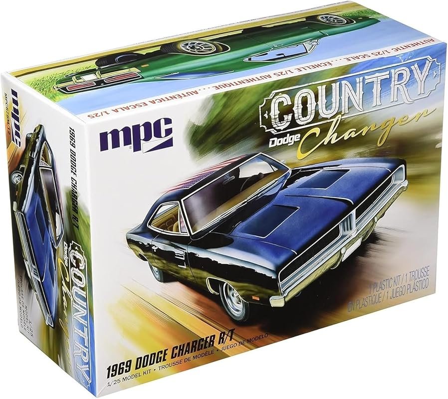 MPC 1969 Dodge Country Charger R-T 1:25 Scale Model Kit