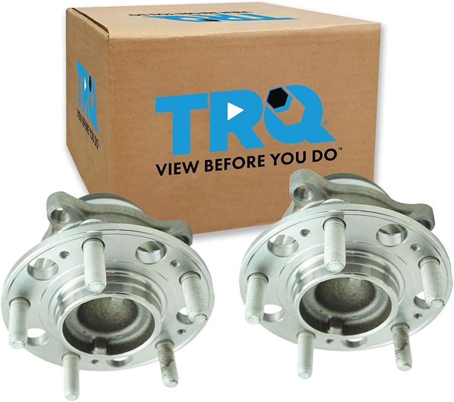 TRQ Front Left and Right Wheel Bearing and Hub Assembly Set for Hyunda