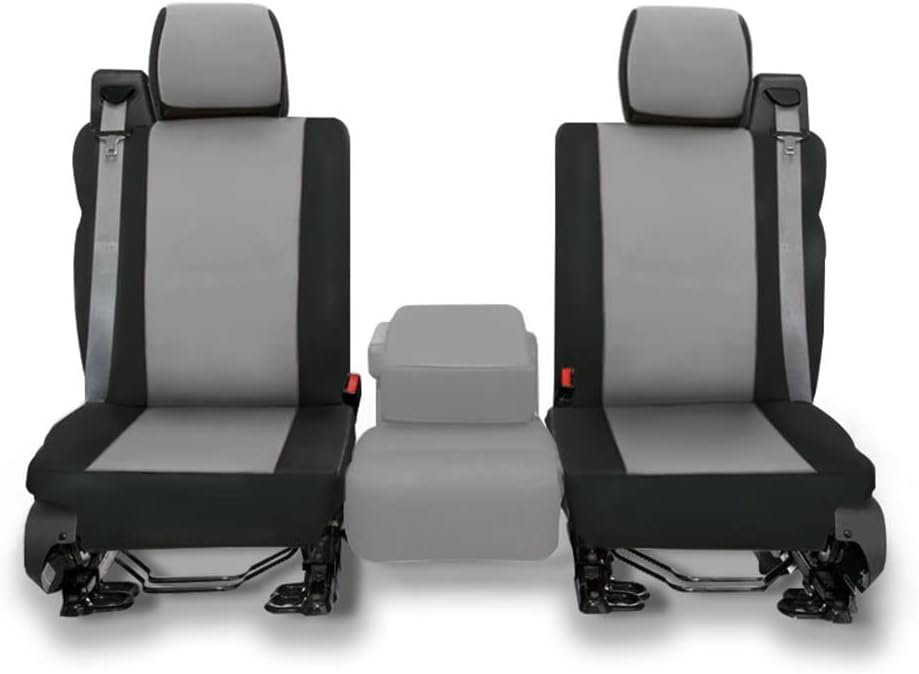 CarsCover Neoprene Front Seat Covers for 2004–2008 Ford F-150, Gray an