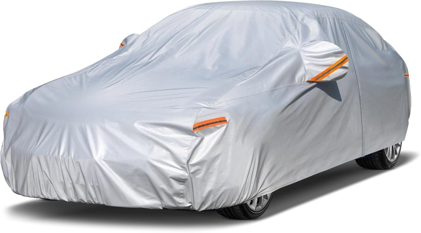 Kayme Outdoor Car Cover for Sedans: Waterproof All Weather Protection