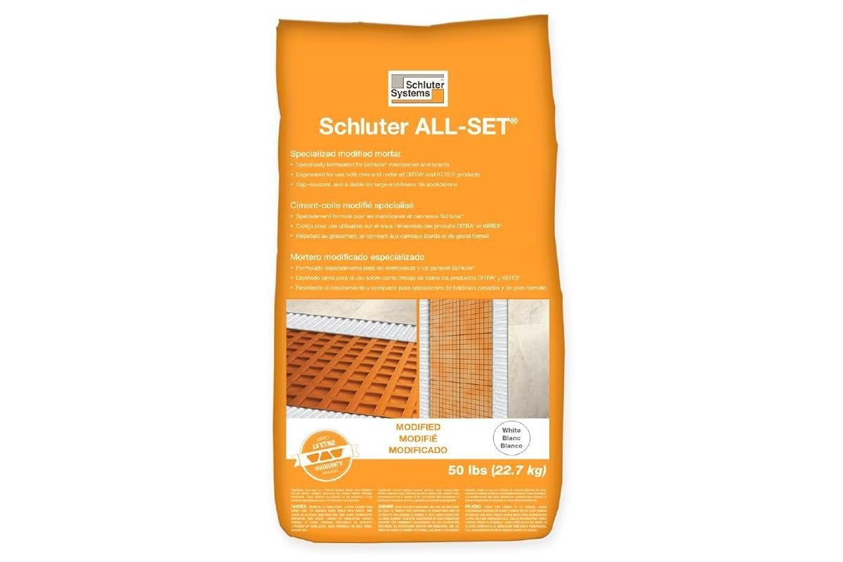 Schluter All-Set Modified Thin-Set Mortar for Ditra and Kerdi Shower S