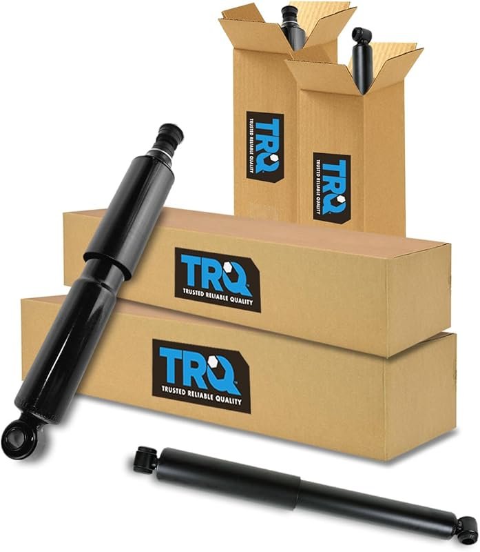 TRQ Front and Rear Shock Absorber Set Compatible with 1986