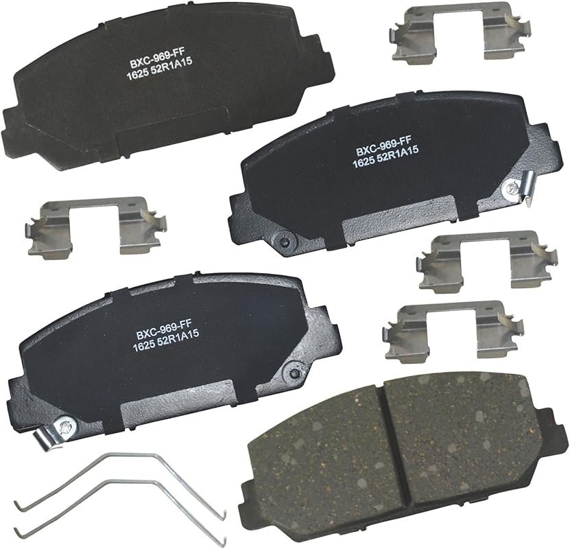Bendix Premium SBC1625 Ceramic Front Brake Pads for 2016 Honda Accord 
