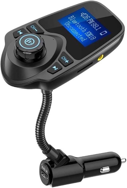 Nulaxy KM18 Bluetooth FM Car Transmitter with 1.44