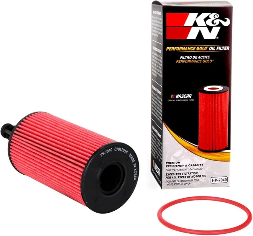 K&N Premium Oil Filter: 20,000 Mile Engine Protection, High Capacity/H