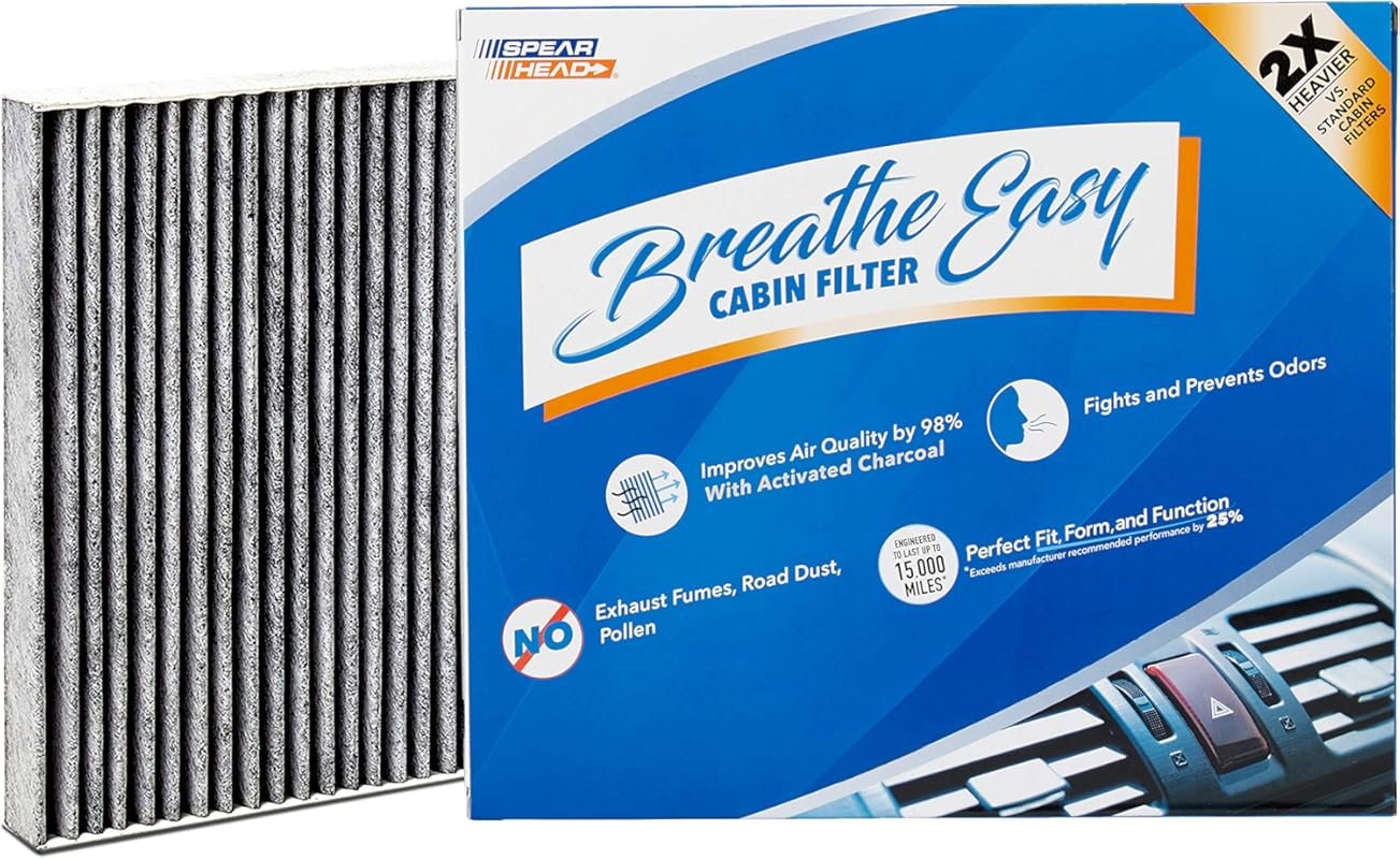 Spearhead Odor Defense Breathe Easy AC & Heater Cabin Filter | Fits Va