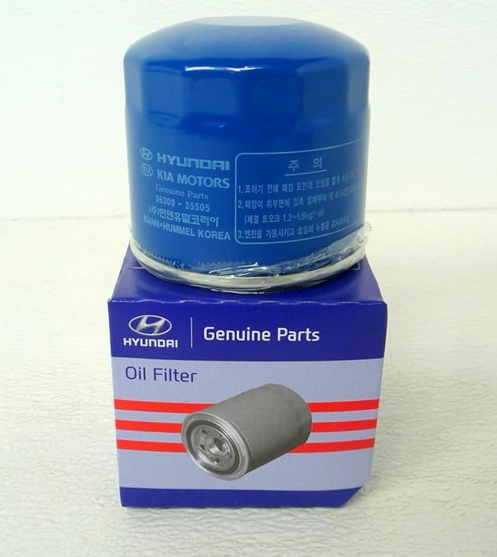 Genuine OEM Hyundai & Kia Oil Filter 26300-35505 – 10-Pack, New Versio