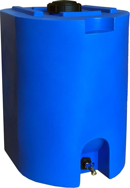WaterPrepared Stackable Plastic Drinking Water Storage Tank with Spigo