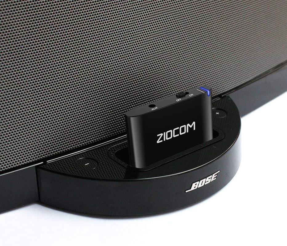 ZIOCOM Upgrade 30-Pin Bluetooth Adapter for Bose SoundDock and Other 3