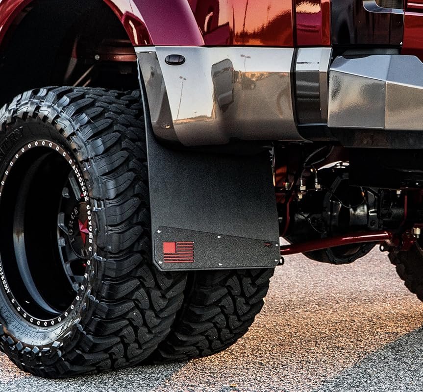 Heavy Duty Stainless Steel Dually Mud Flaps for Trucks Easy Install Ma