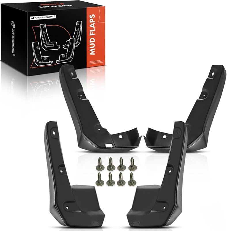 A-Premium 4PCS Mud Flaps for Honda Civic 2016-2021 Sedan - Front and R