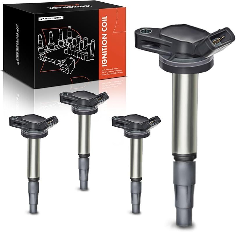 A-Premium Set of 4 Ignition Coil Packs for 2009-2017 Toyota Corolla, P