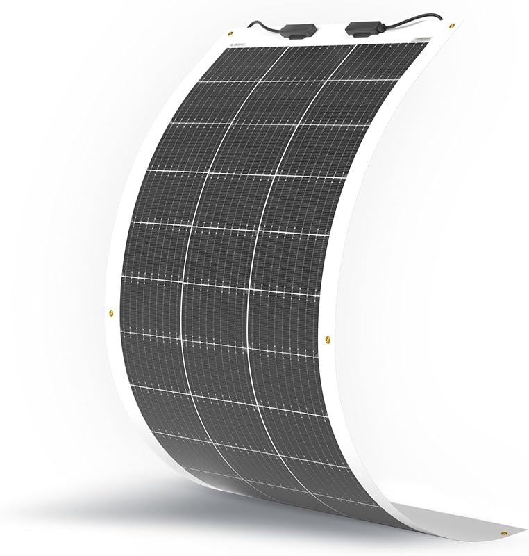 Renogy Flexible Solar Panel 100 Watt 12 Volt Monocrystalline Semi-Flex