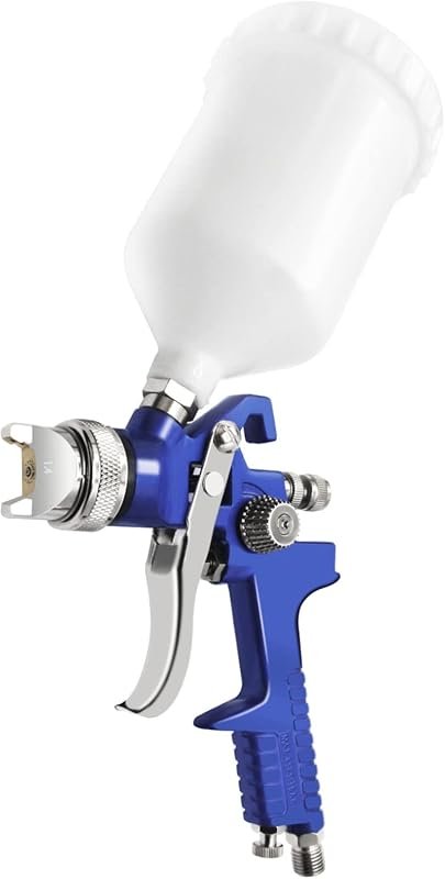Professional HVLP Gravity Feed Spray Gun with 600CC Cup and 1.4mm Nozz