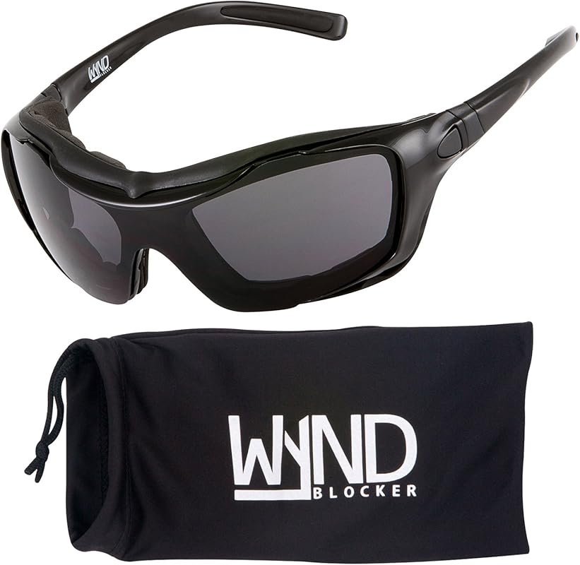 WYND Blocker Polarized Large Motorcycle Riding Sunglasses Sports Wrap