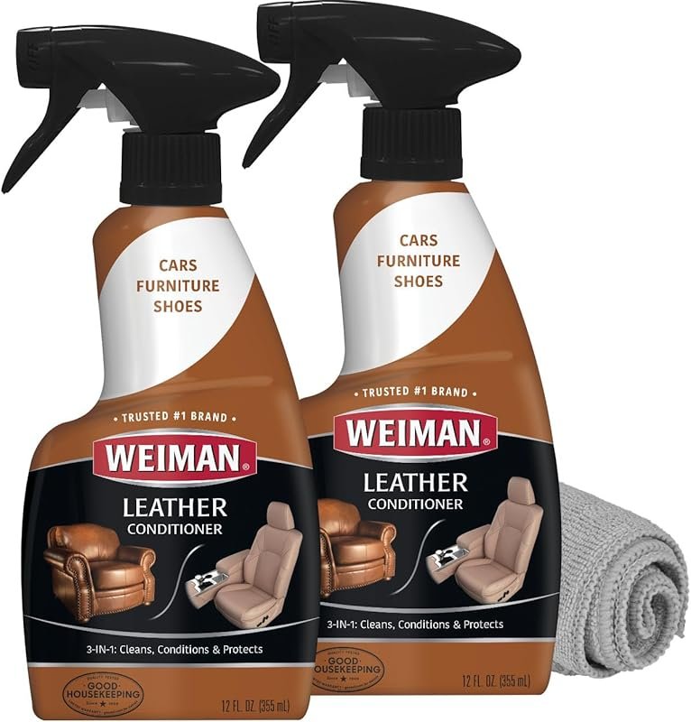 Weiman Leather Cleaner and Conditioner for Furniture