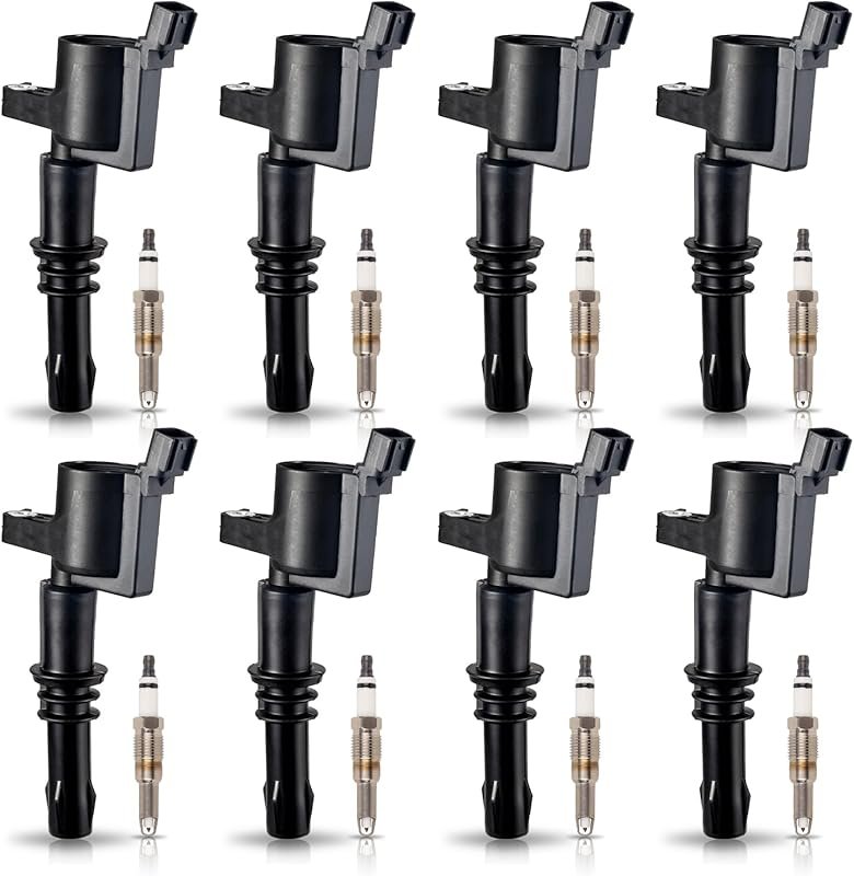 ENA Ignition Coil and Iridium Spark Plug Set for 2005-2008 Ford F-150 