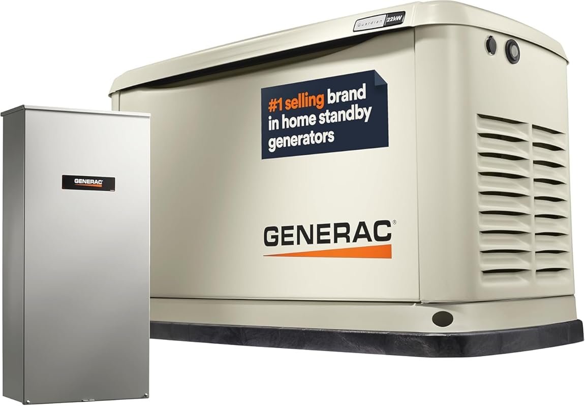 Whole House Backup with Generac Guardian 22kW Standby Generator and Au