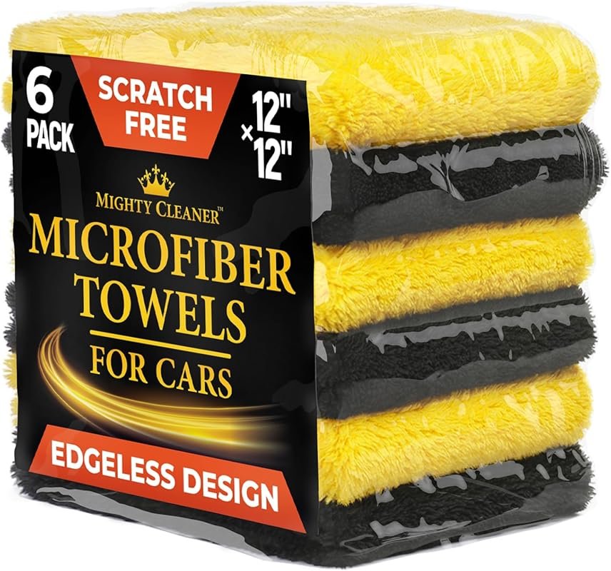 Super Soft Microfiber Towels for Cars - Edgeless