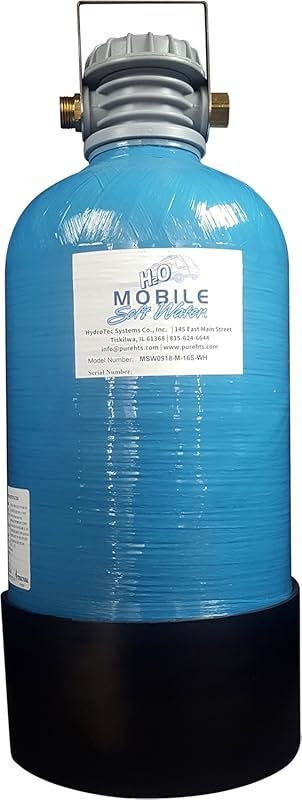16,000 Grain Portable Water Softener for RV, Home, and Boating with Ac