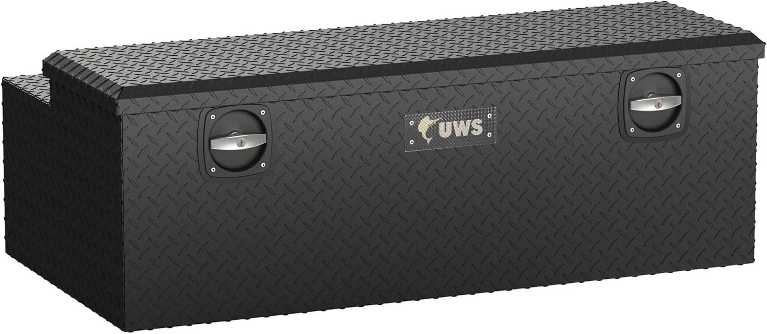 UWS 48-Inch Matte Black Under Tonneau Cover Tool Box with RigidCore Li