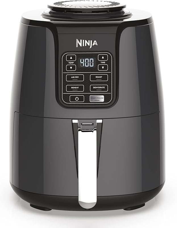 Ninja 4 QT Air Fryer with 4-in-1 Functions, Compact Design, and Dishwa