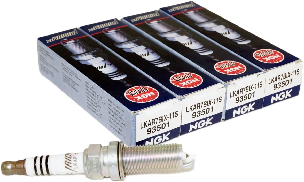 NGK Iridium IX Spark Plugs 4-Pack Model LKAR7BIX-11S for High Performa