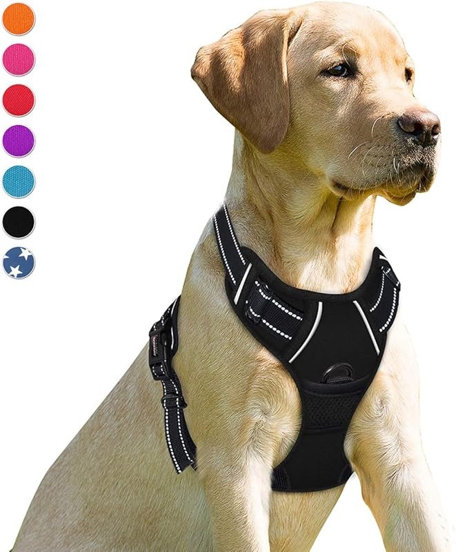 BARKBAY No Pull Dog Harness: Front Clip, Reflective, Easy Control Hand
