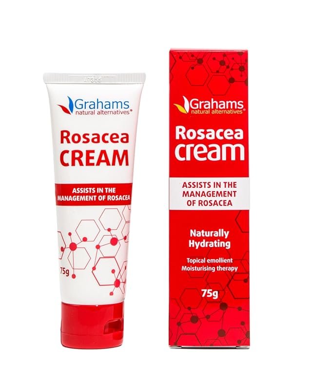 Grahams Natural Rosacea Treatment for Face Redness Moisturizer - Clini
