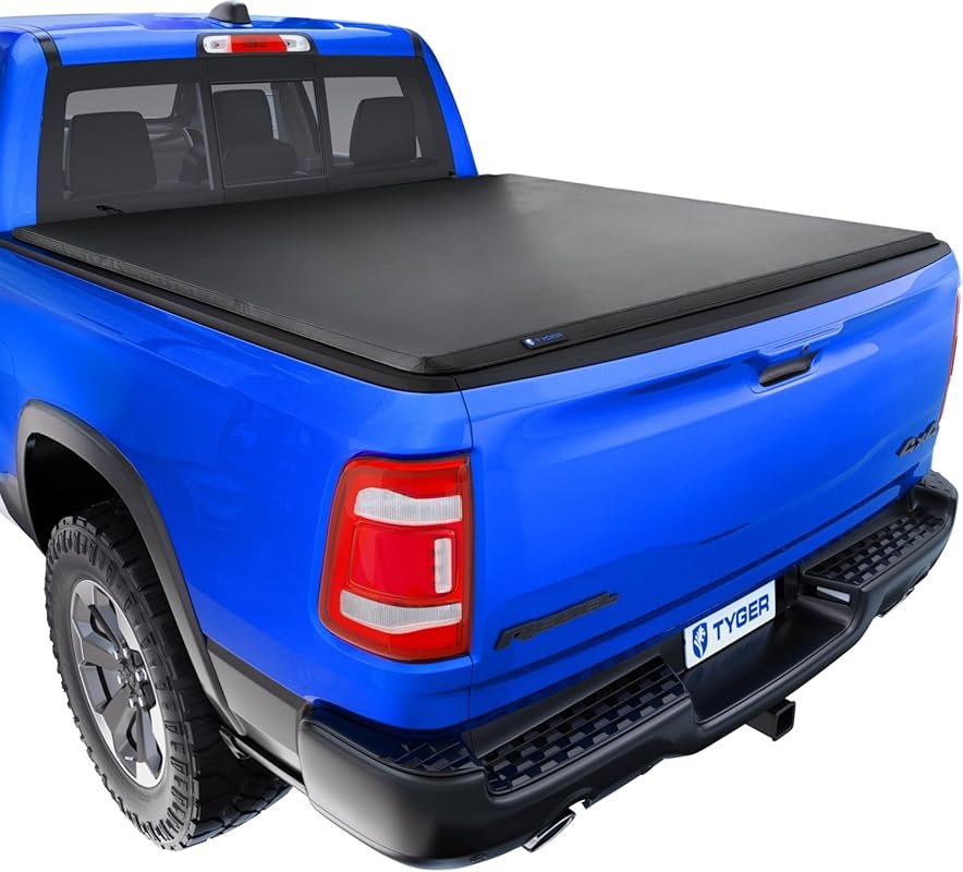 Tyger Auto T3 Soft Tri-Fold Tonneau Cover for 2019-2026 Ram 1500 5'7