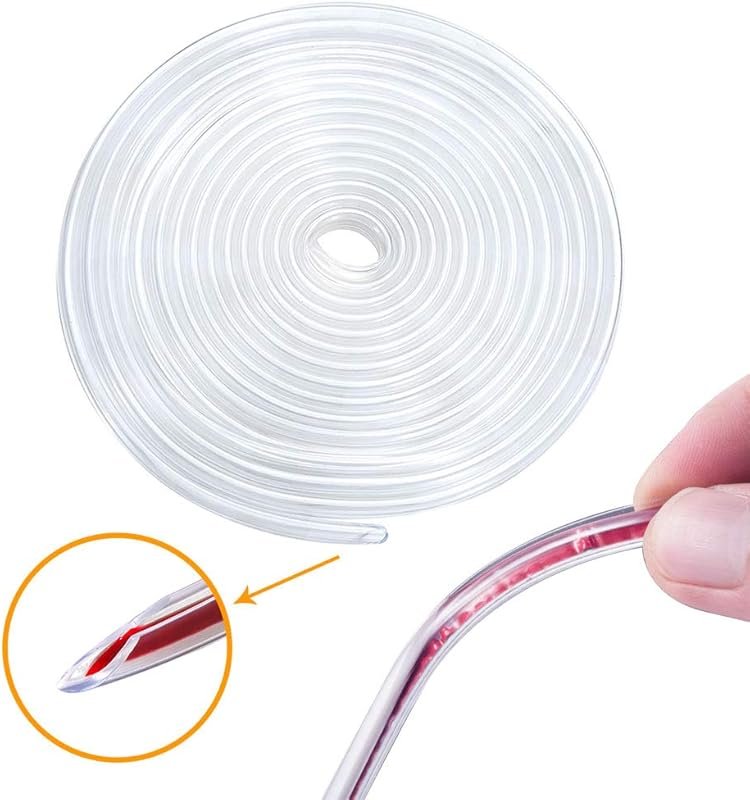 Clear Rubber U-Shaped Door Edge Protectors for Most Cars, 16.4 Feet Lo