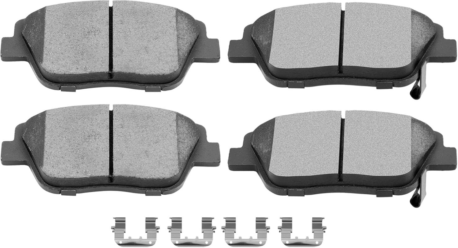 SCITOO Front Ceramic Brake Pads Set for 2013 Hyundai Sonata - 4-Piece