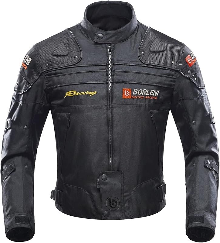BORLENI Motorcycle Jacket Motorbike Riding Jacket Windproof Motorcycle