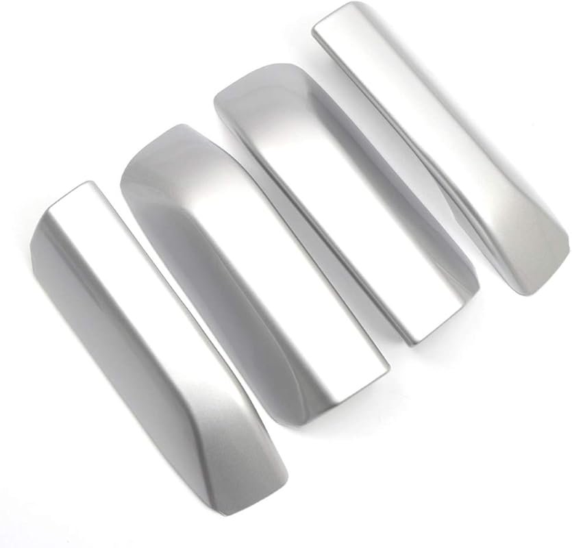 HIGH FLYING Silver Roof Rails Rack Leg Cover End Cap Protection Cover 
