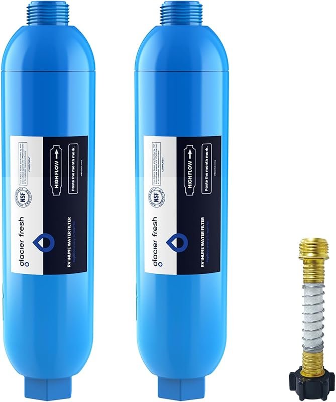 Glacier Fresh RV Marine Water Filter Reduces Bad Taste Odors Chlorine 