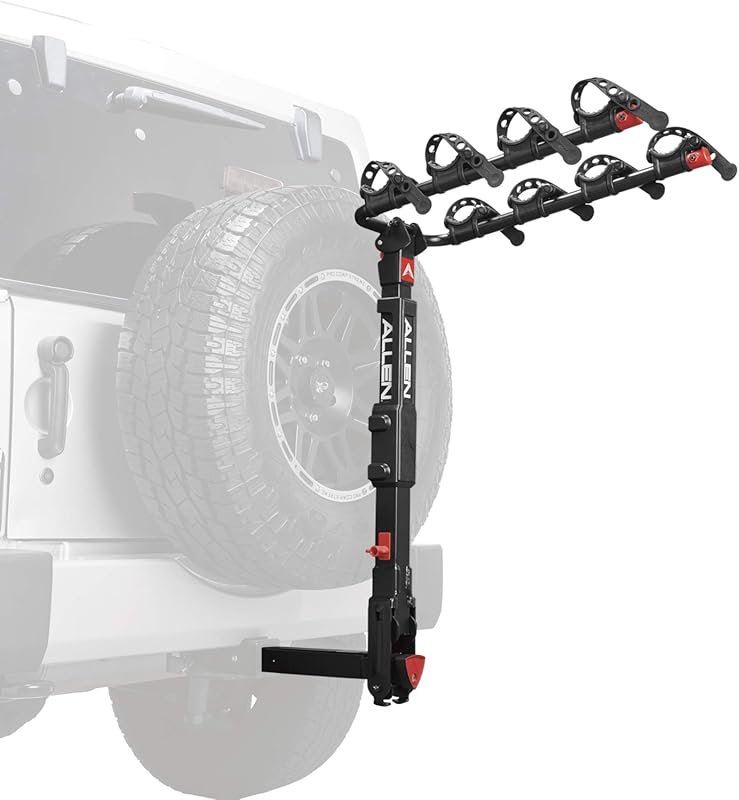 Allen Sports Premier 4-Bike Hitch Rack with Spare Tire Access, Model 4