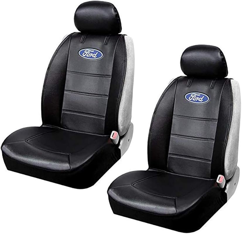 Plasticolor Ford Logo Seat Covers Premium 3-Piece Sideless Car Truck S
