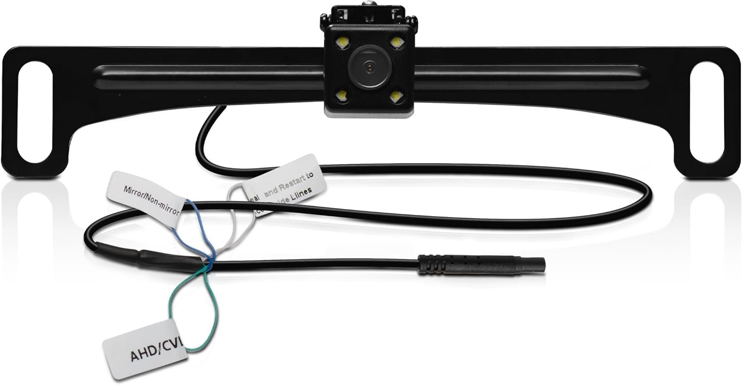 BOSS Audio Systems Licence Plate Backup Camera with 170-Degree Wide An