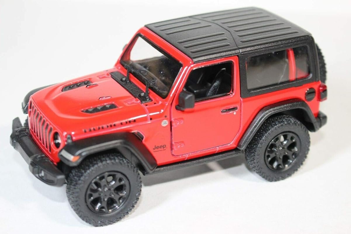 KiNSMART 1:34 Scale Die-Cast Jeep Wrangler Rubicon Off-Road Model Repl