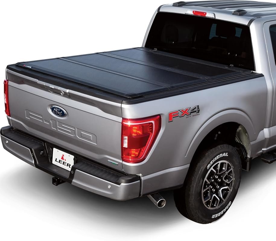 LEER HF350M tri-fold tonneau cover for Ford F-150 Super Cab (2004-2026