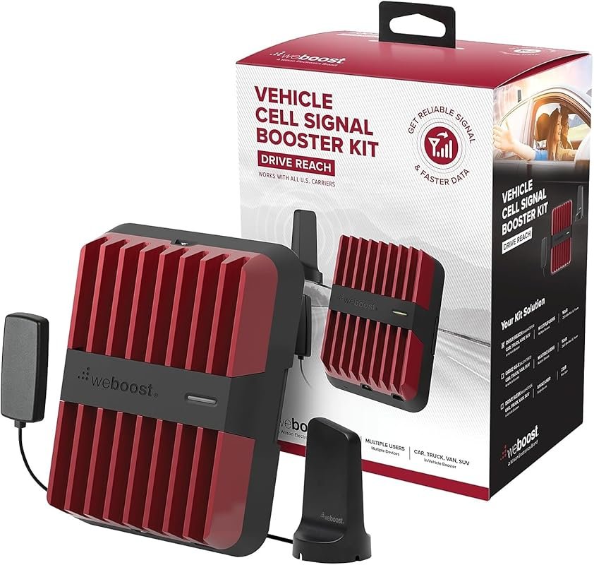 weBoost Drive Reach Car Booster with Magnetic Antenna for All Major U.