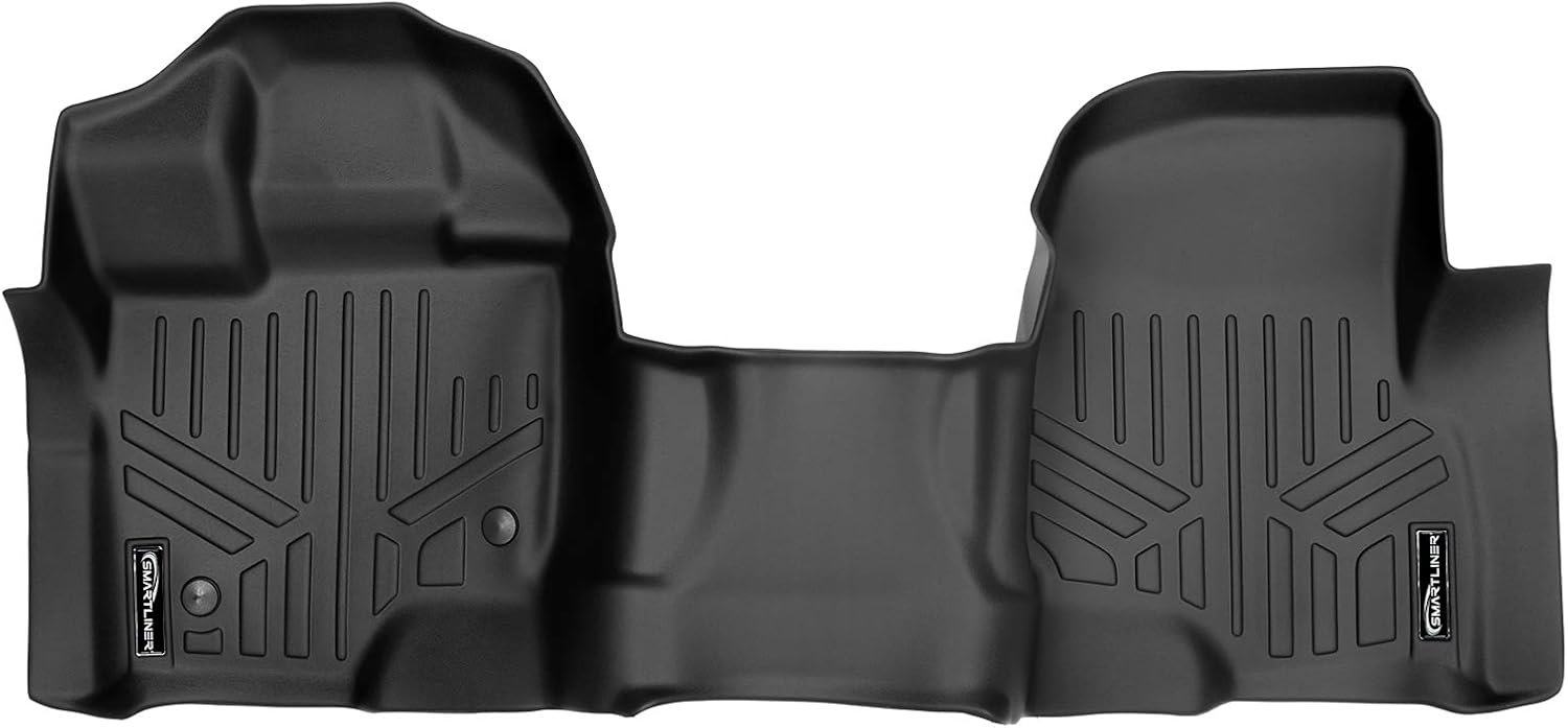 SMARTLINER Floor Mats 1st Row 1 Piece Liner Compatible with 2015