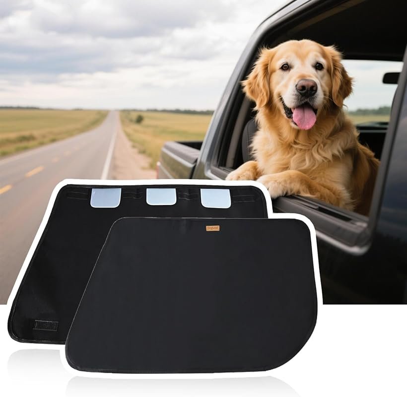 DogLemi 2 Pack Dog Car Door Protector Anti-Scratching Waterproof Dog Window Guard